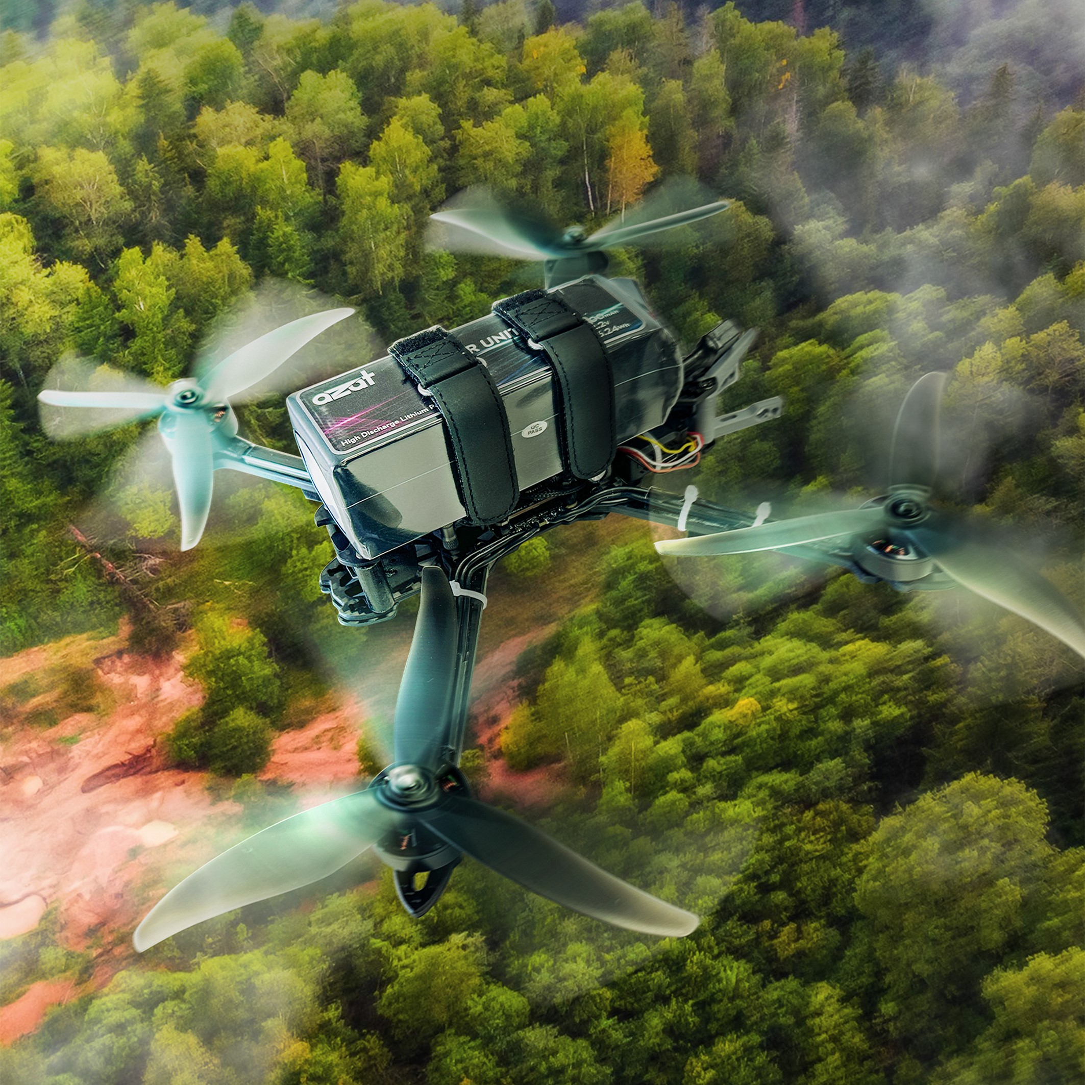 Robit_azat. Robit Teknoloji tarafından geliştirilen 7 inch AZAT FPV Drone.